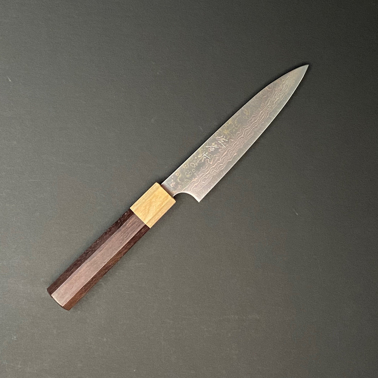 Takeshi Saji | Rainbow VG-10 | Petty 130mm Knife in Steel by - Coutelier