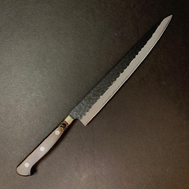 Tsunehisa | AS Western Clad | Sujihiki 240mm Knife in Steel by - Coutelier