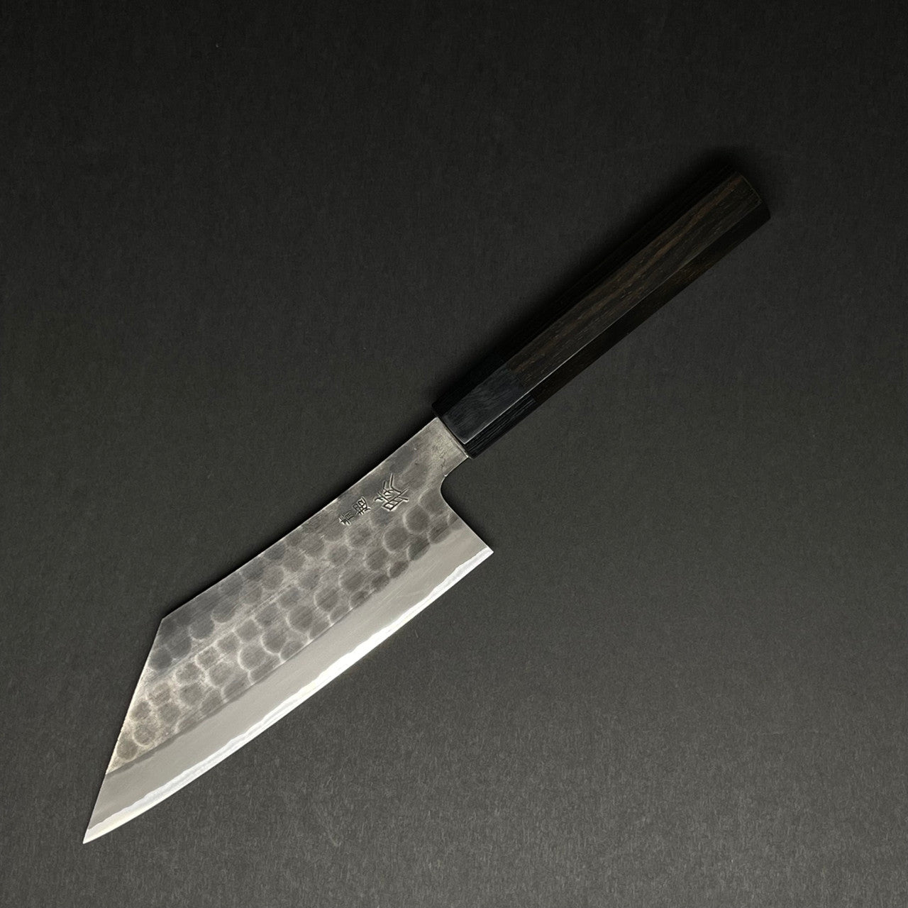 Mutsumi Hinoura | AS Kurouchi | Hakata 165mm Knife in Steel by - Coutelier
