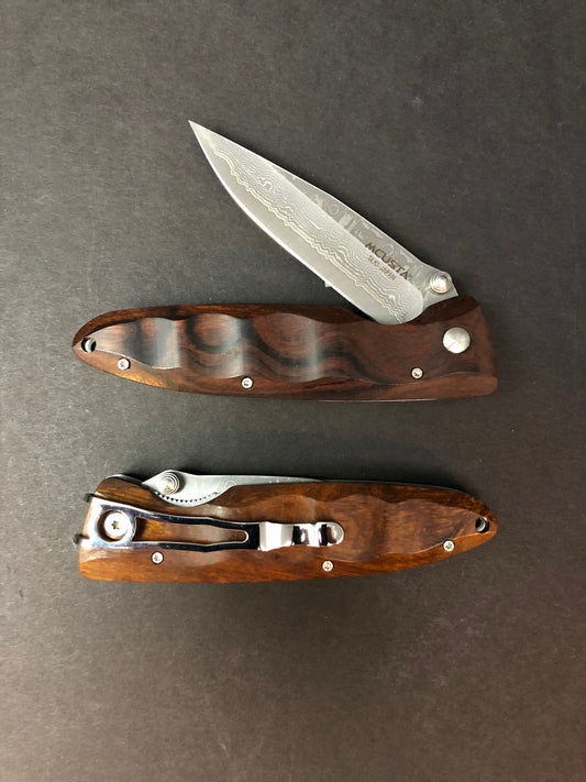 MCUSTA | Classic Wave | Damascus | Ironwood