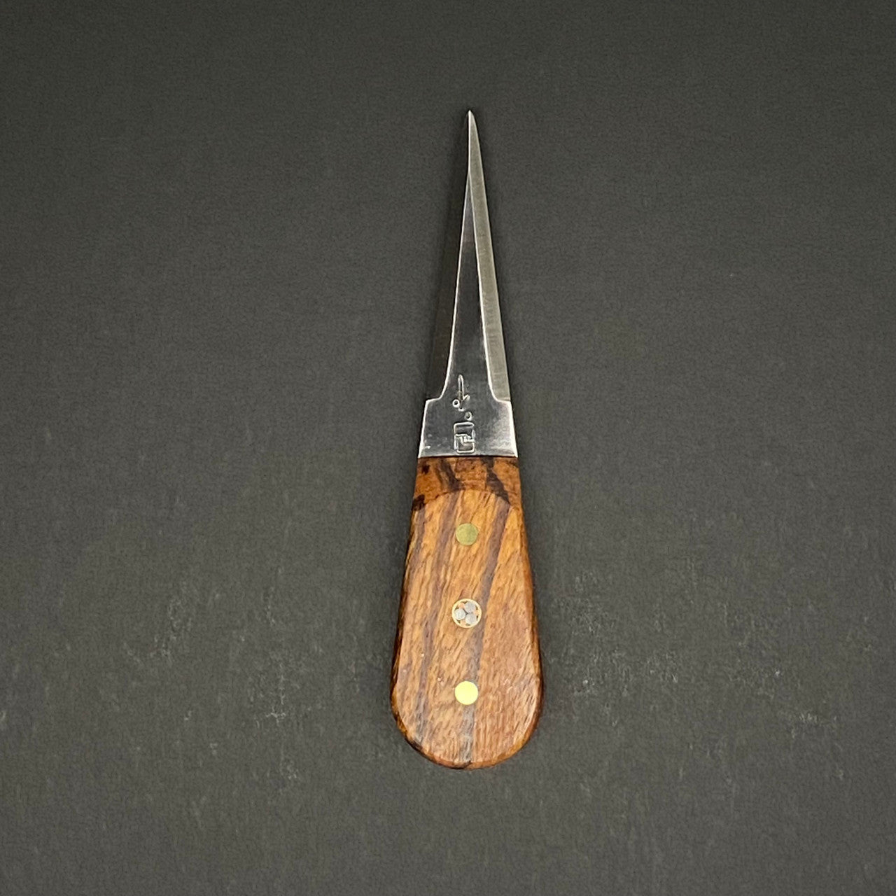 Spathis Forge | Oyster Shucker | Zebra Knife in Steel by - Coutelier