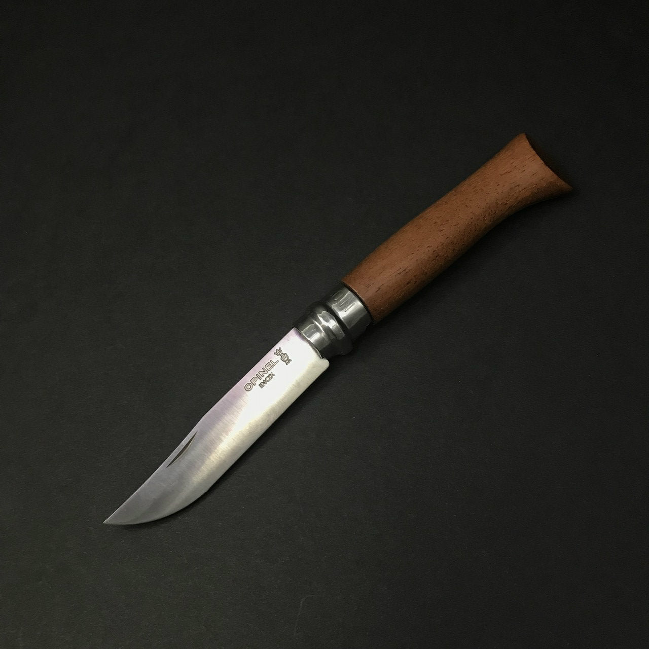 Opinel | No. 6 Walnut Handle Knife in Steel by - Coutelier
