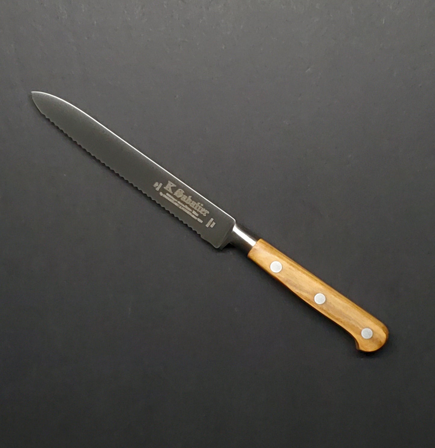 K Sabatier | Gamme Authentique | 5" Tomato | Olivewood-Knives-Coutelier
