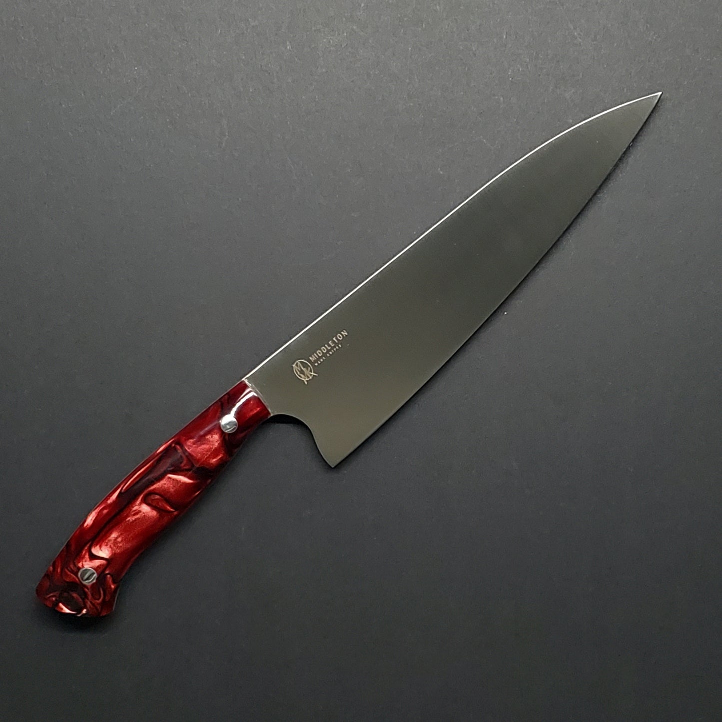 Middleton Made | 8" Chef | Red & Black Pearl