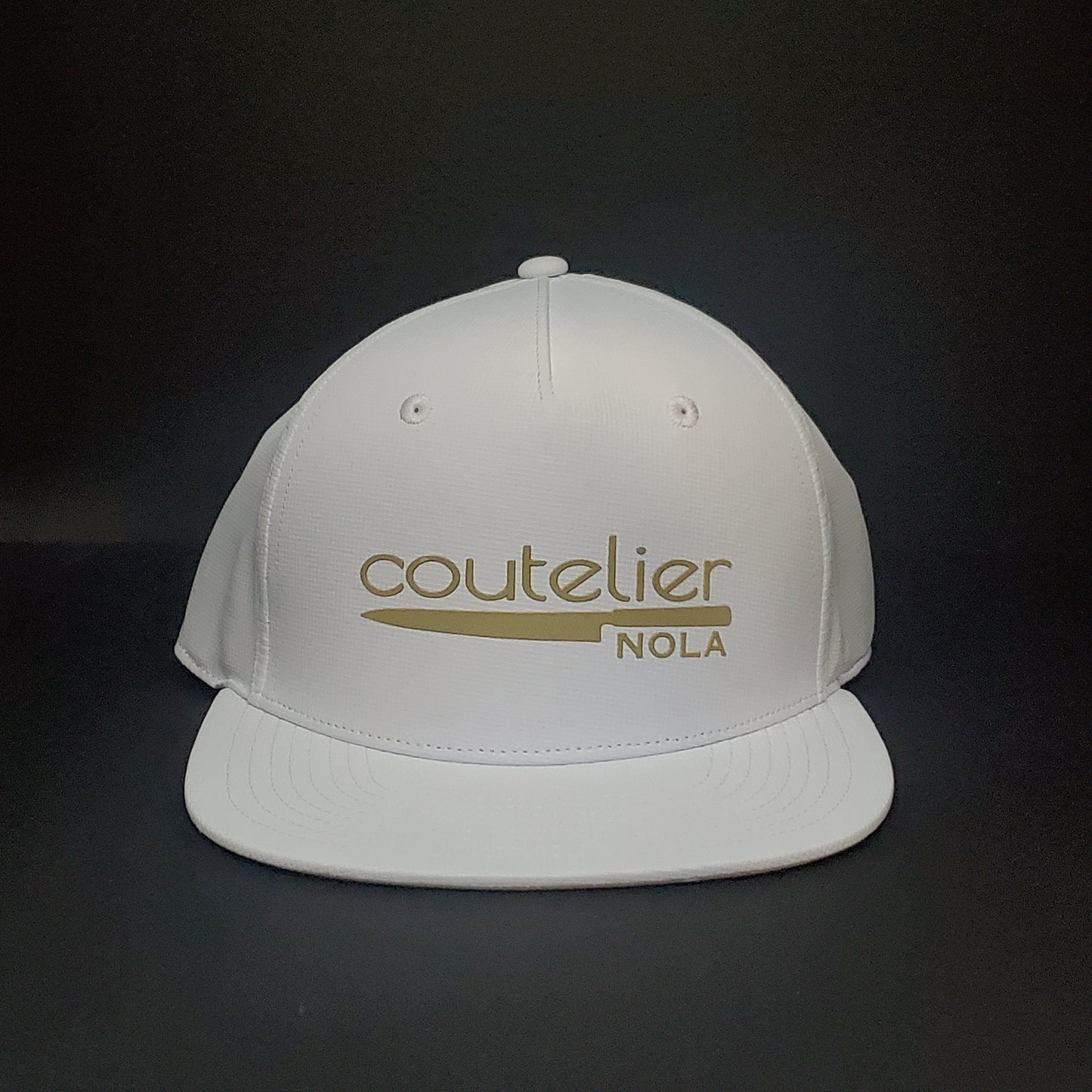 Coutelier Hat | White & Gold