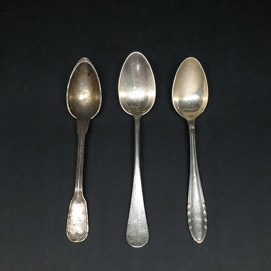 Vintage French Dessert Spoon