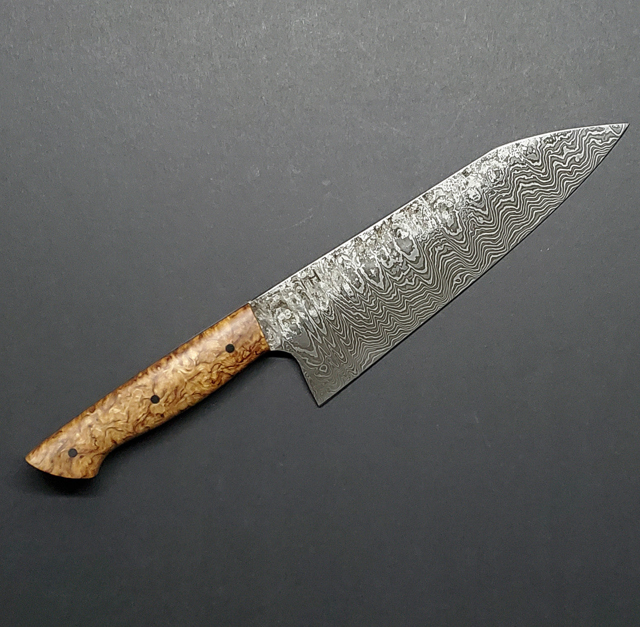 Martin Huber | Santoku 180mm | Masur Birch