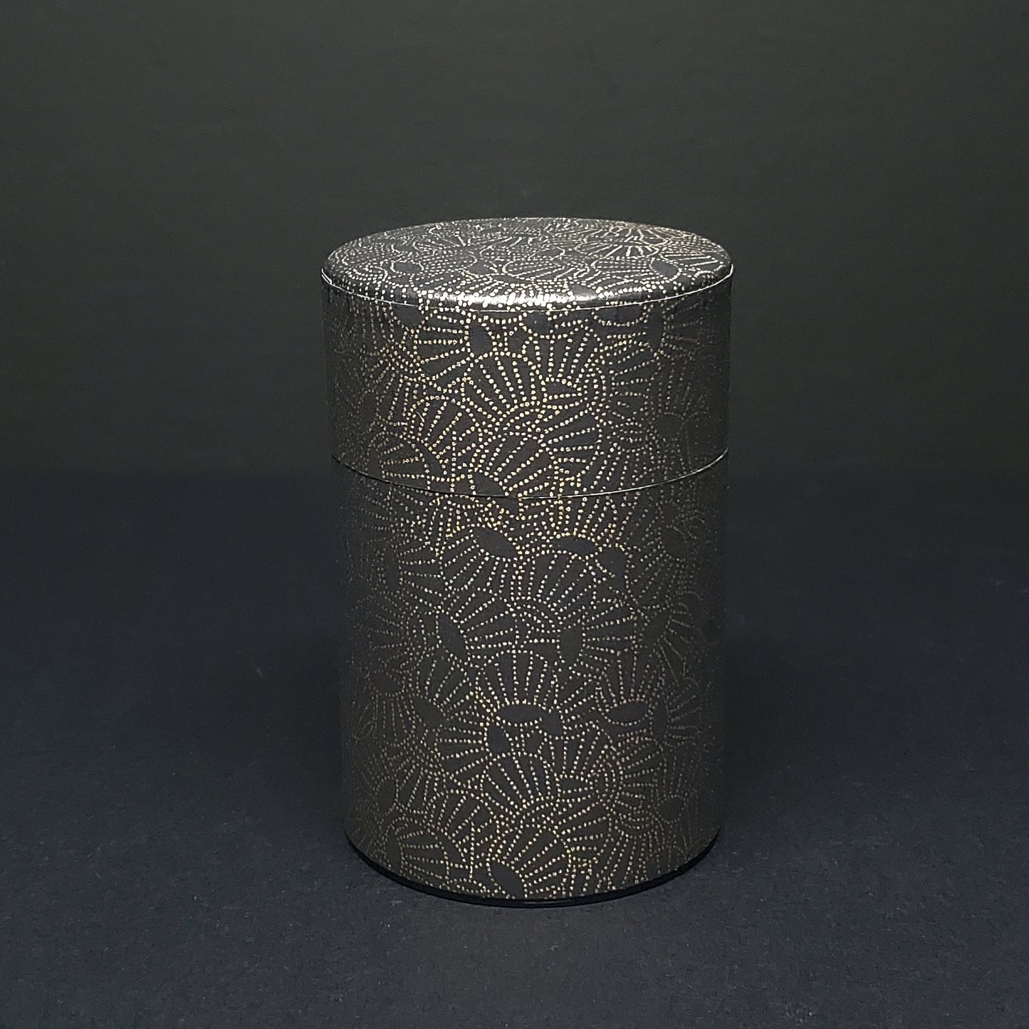 Kotodo | Black & Gold Washi Tea Canister