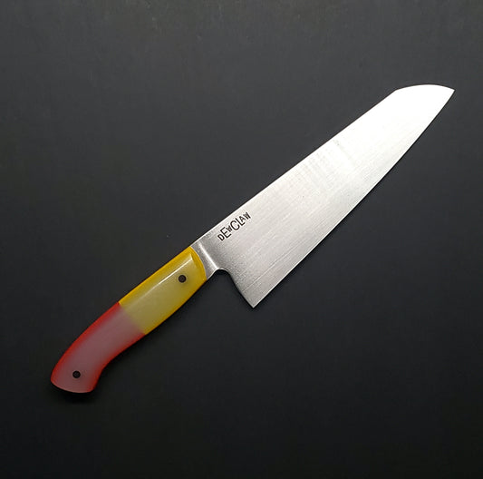 Dewclaw | 7" Santoku | Red & Yellow Gummy