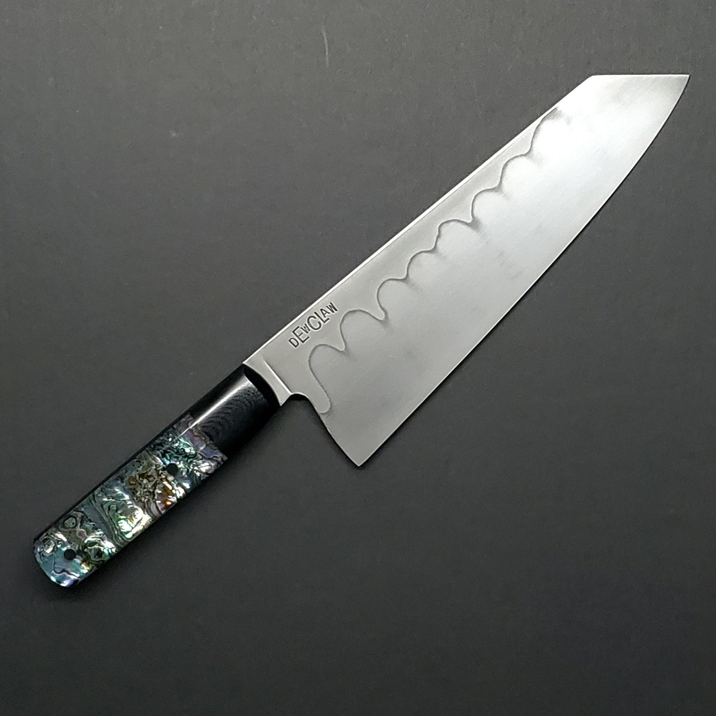 Dewclaw | 8" Bunka | Abalone & Black