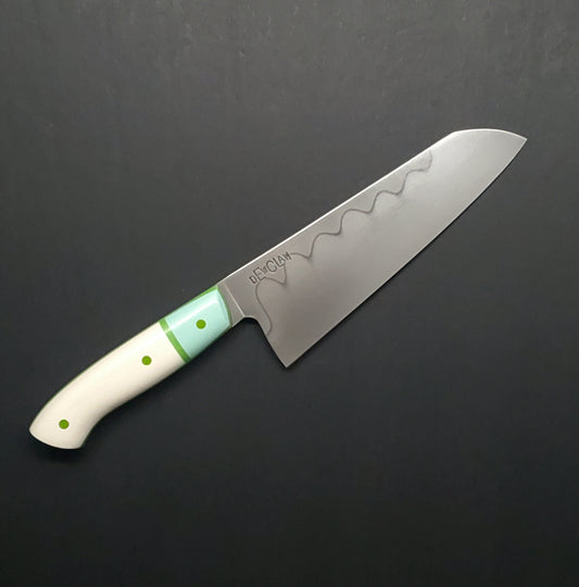 Dewclaw | 6.5" Santoku | Ivory & Tiffany