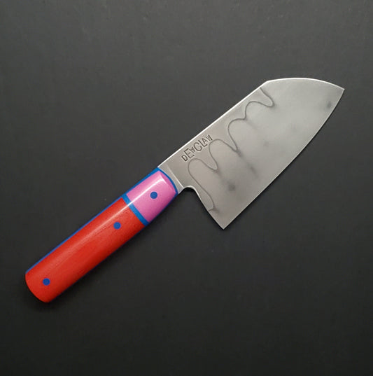 Dewclaw | 4.75" Ko-Bunka | Red, Pink & Blue