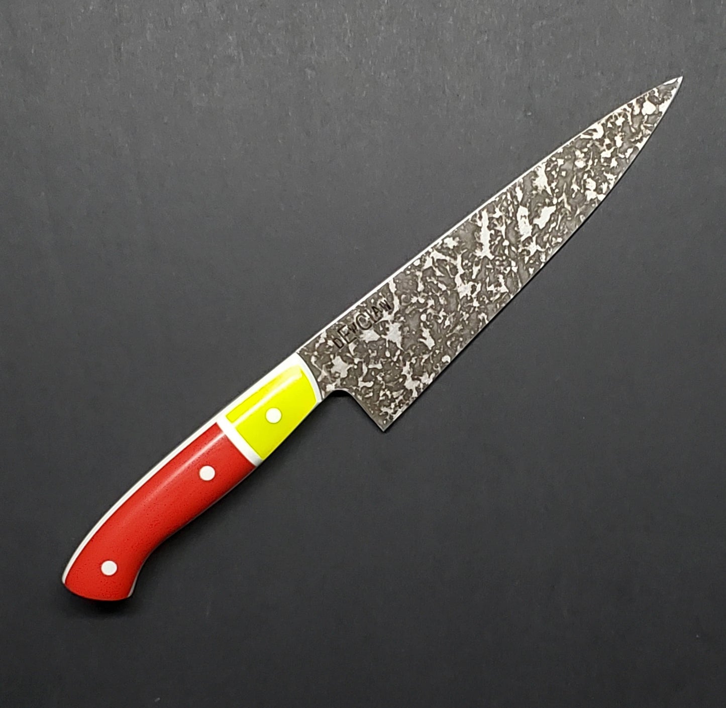 Dewclaw | 6" Petty Chef | Red & Yellow
