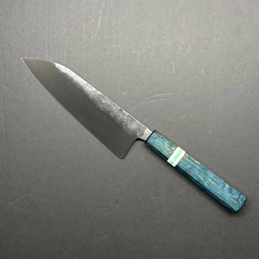 Acre Forge | Adam | 7" Santoku | Dyed Maple