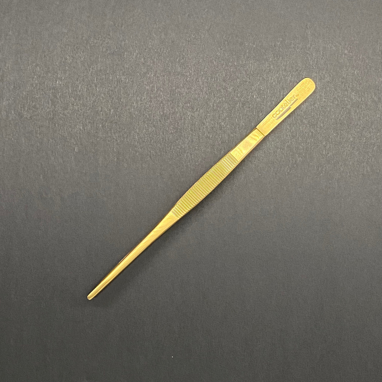 Tweezer | Straight | 20cm | Gold