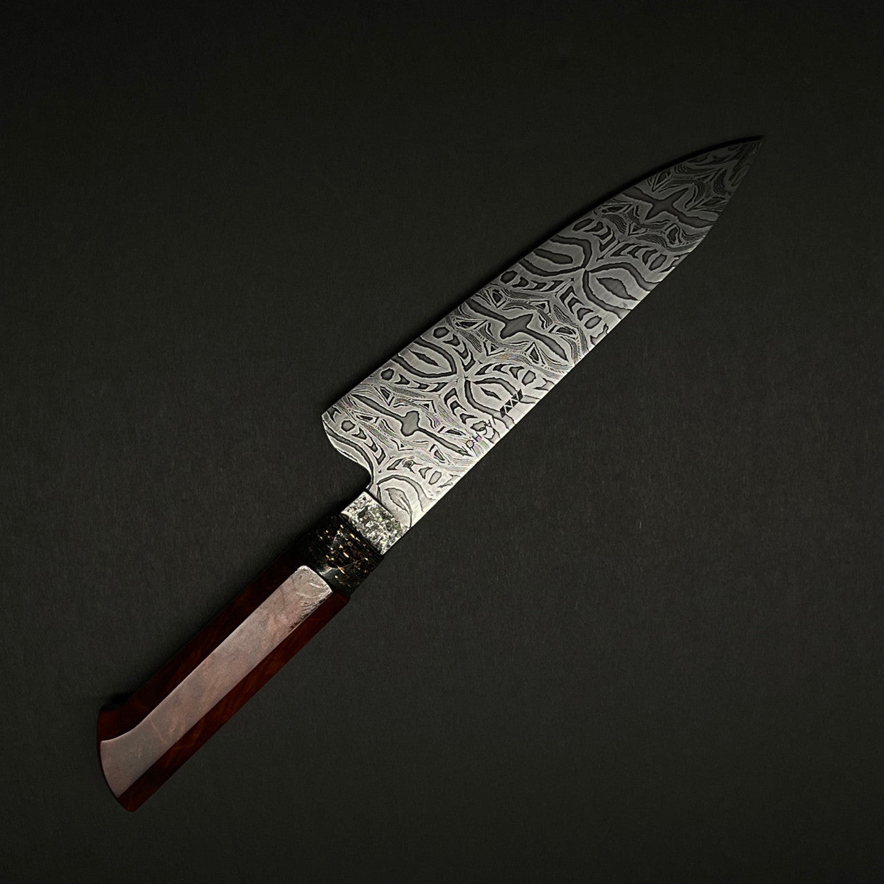 Vachon Knives | Damascus Chef | Red Eucalyptus