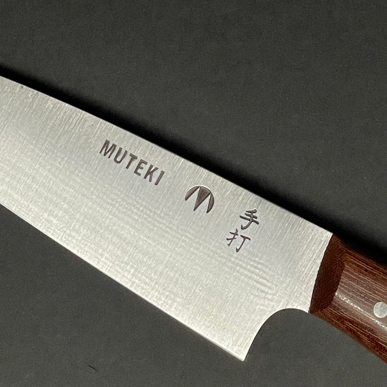 Muteki | Funayuki 137mm | Natural Canvas Micarta | Aaron Linthicum