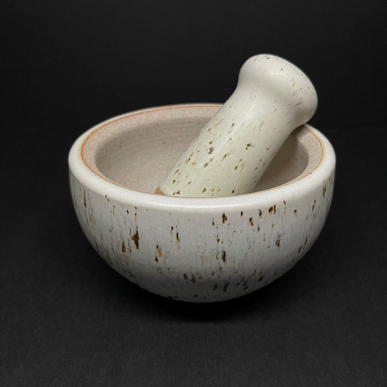 Mudslide Stoneware | Mortar & Pestle | White