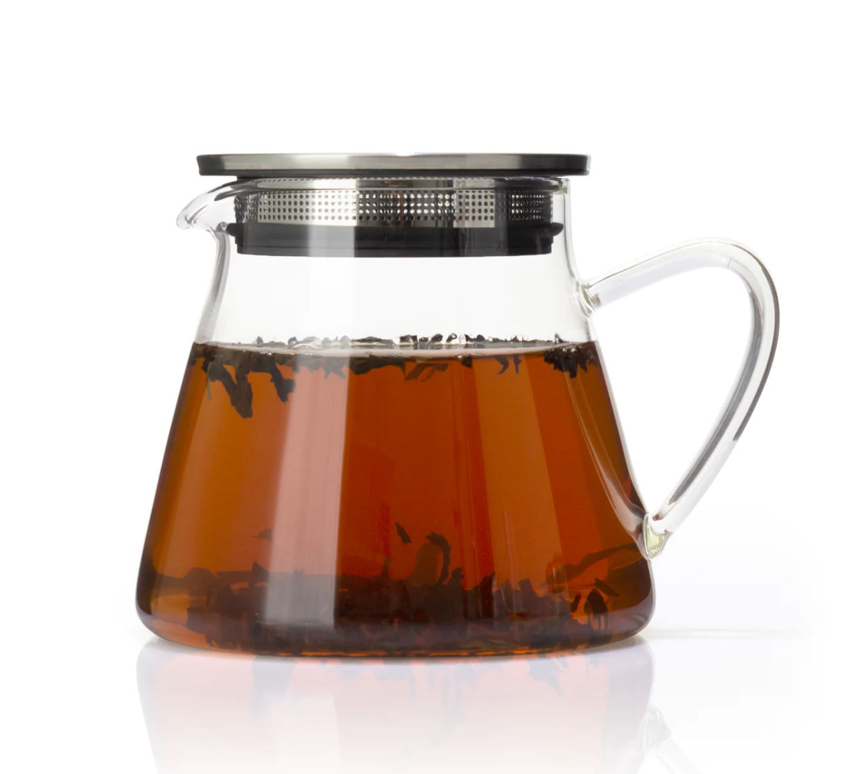 FORLIFE | Fuji Glass Teapot with Filter Lid | 18oz