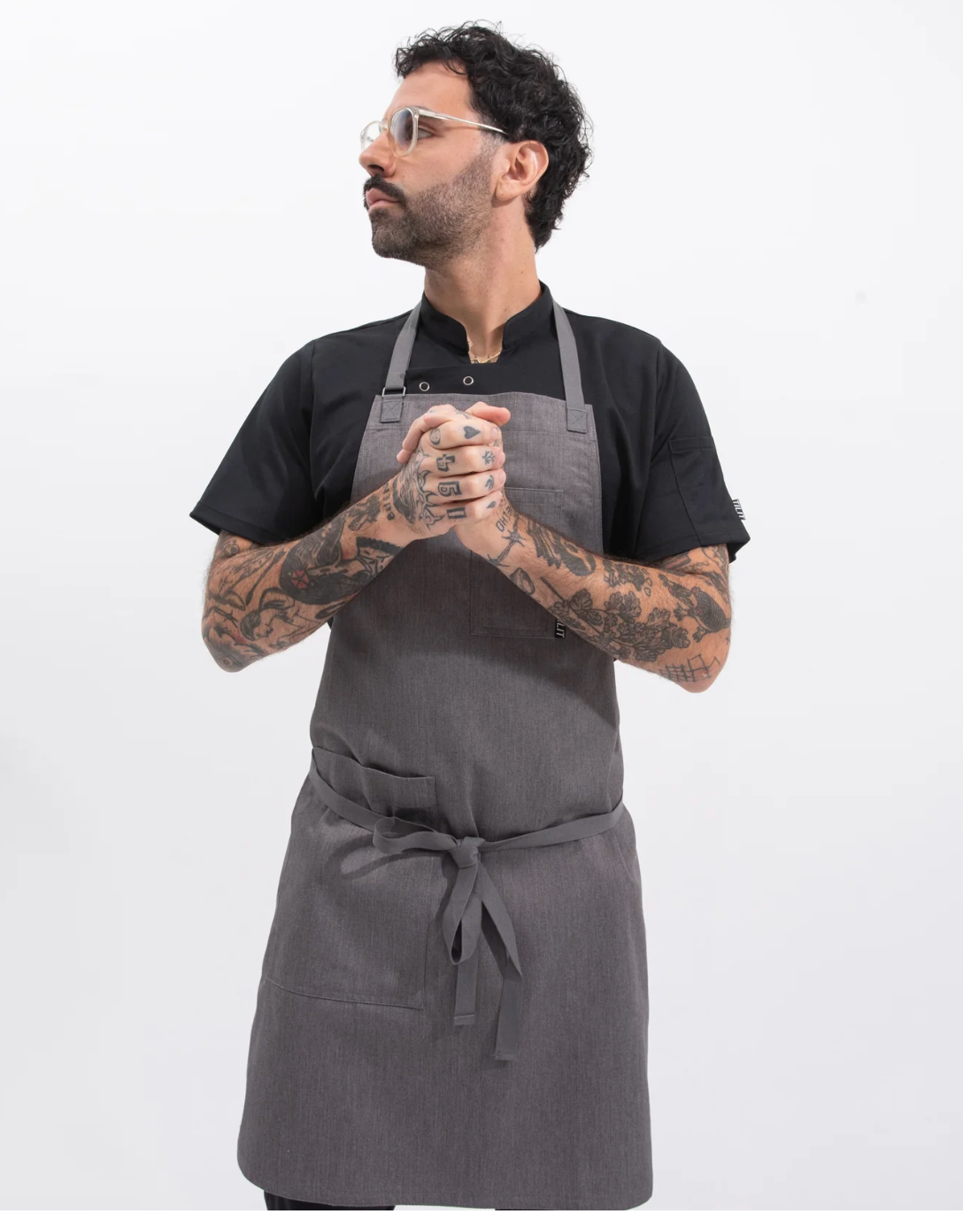 Tilit | Wrinkle Free Apron | Gray