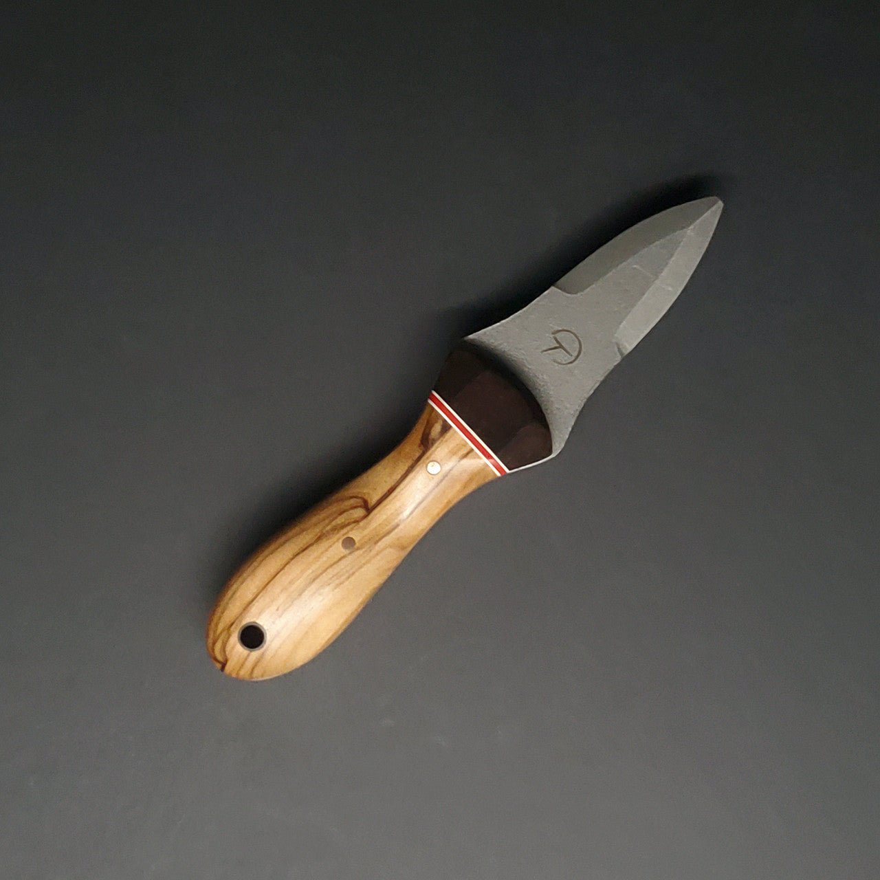 Alma Knife Co | Oyster Shucker | Olive & Ebony - Coutelier