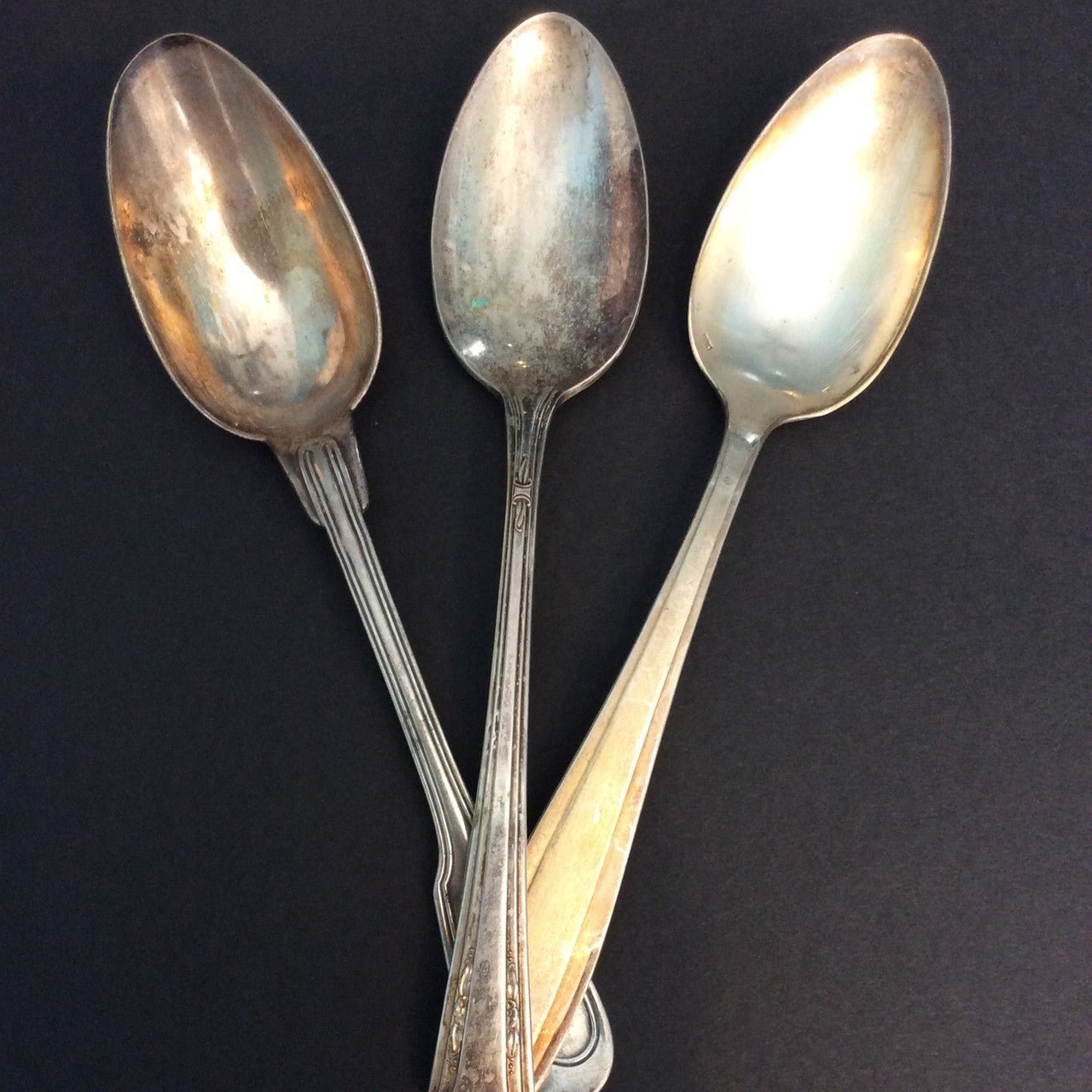 Antique Spoons | Plating/Serving | Set of 3 - Coutelier