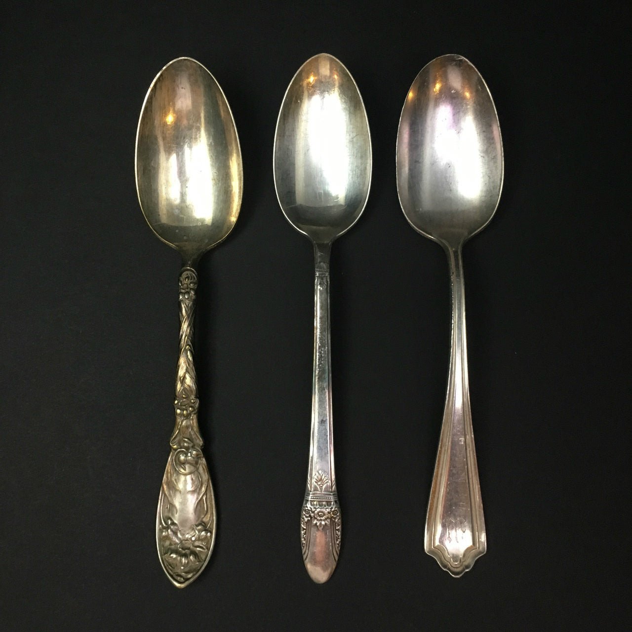 Antique Spoons | Plating/Serving | Set of 3 - Coutelier