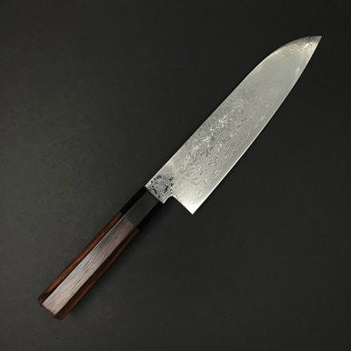 Kikuichi | Nickel Damascus | Santoku 180mm