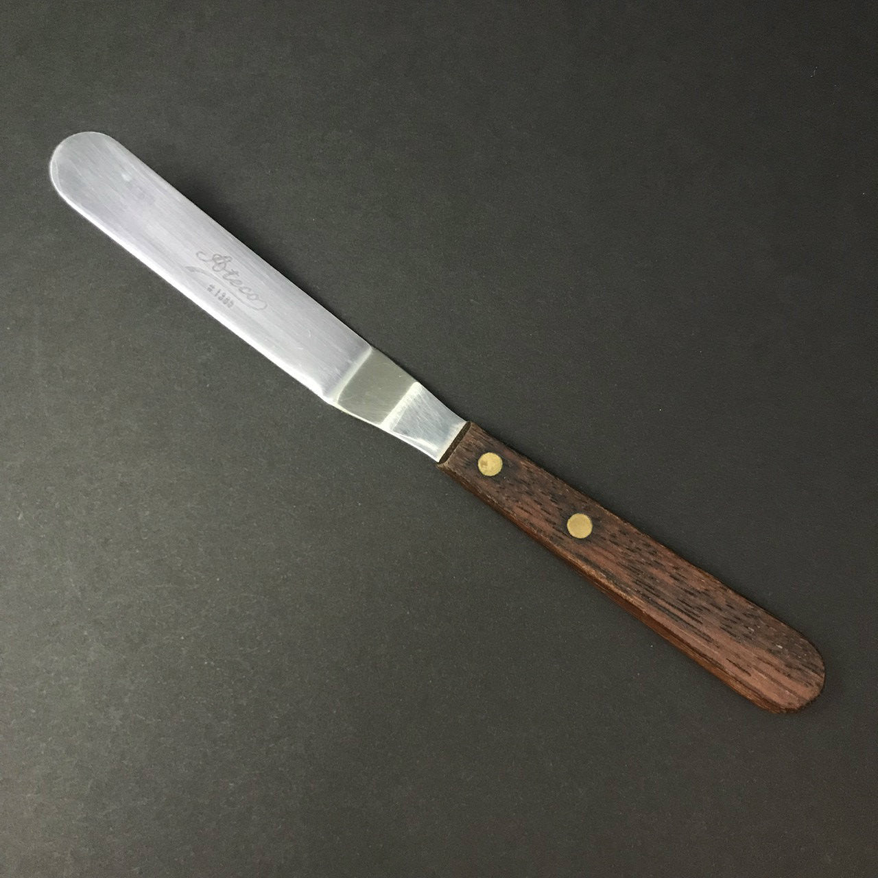 Ateco | 4" Offset Spatula | Wood - Coutelier