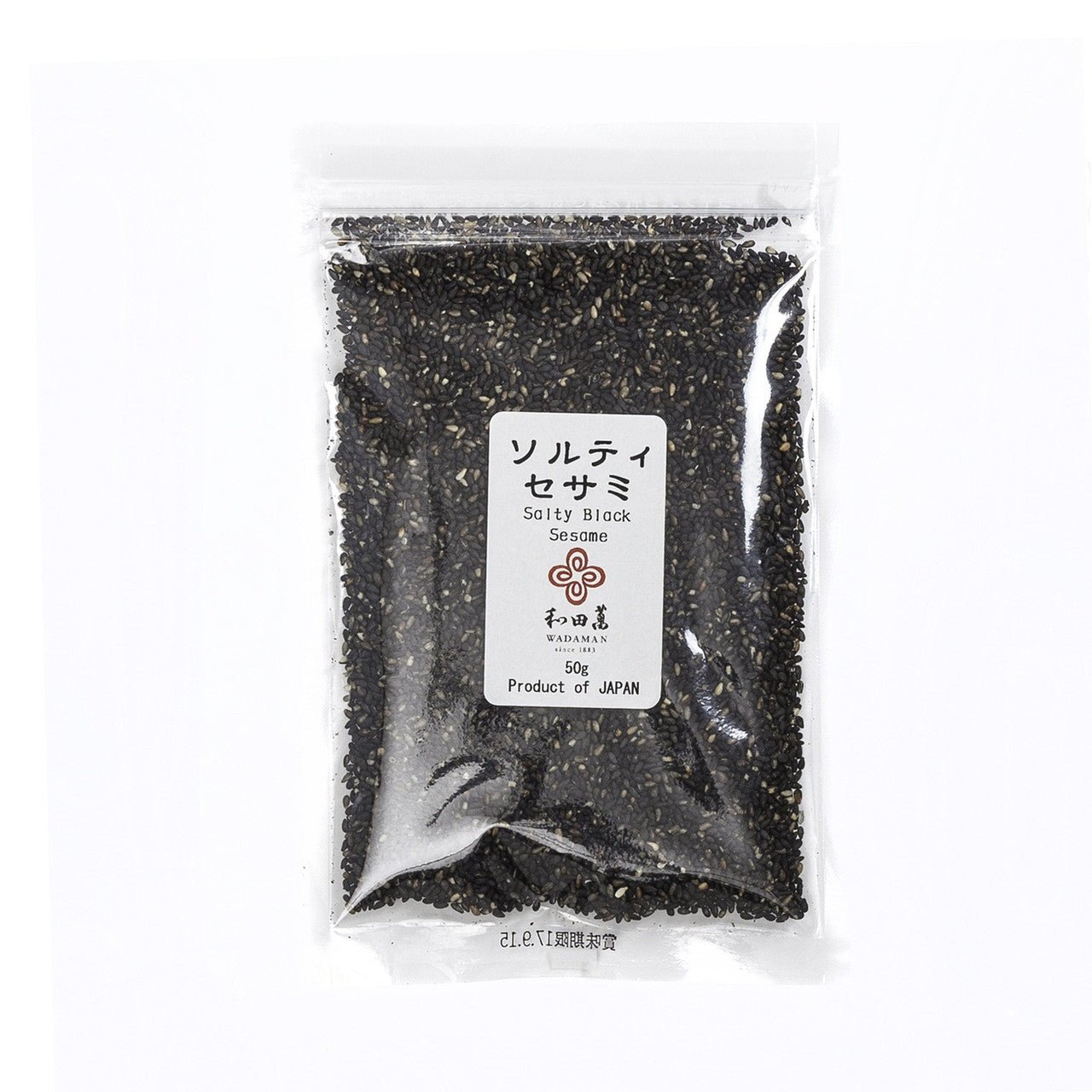 Black Sesame Seeds, Roasted Salty | Wadaman | 50g - Coutelier