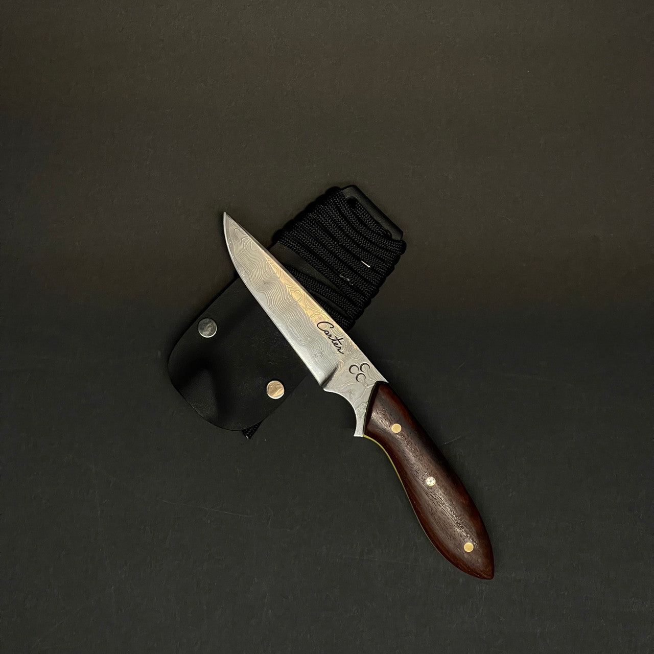 Carter Cutlery | Neck Knife 81mm | Bubinga - Coutelier