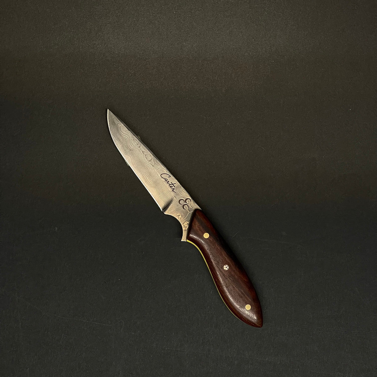 Carter Cutlery | Neck Knife 81mm | Bubinga - Coutelier