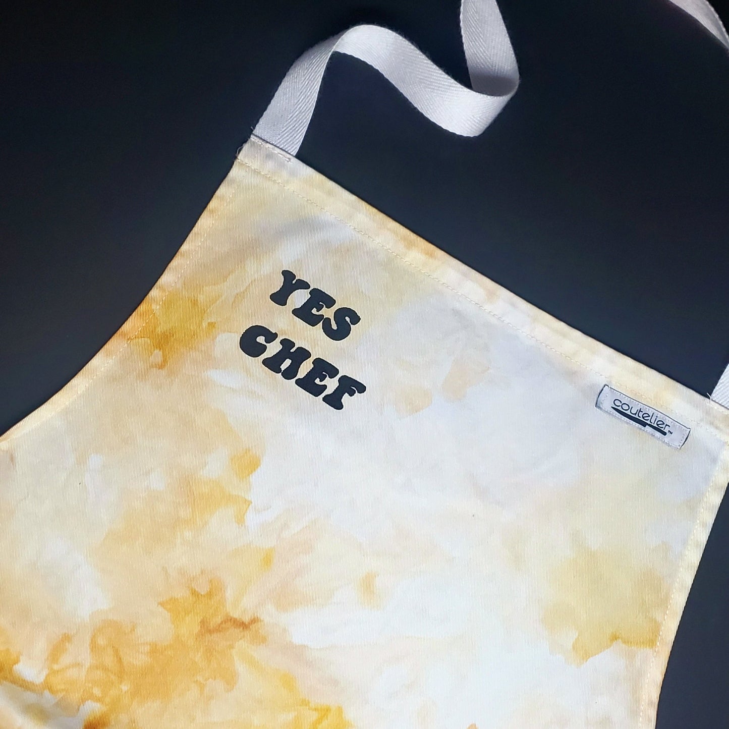 Coutelier x Dyers | "Yes Chef" Tie Dyed Apron - Coutelier