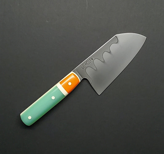 Dewclaw | 4.75" Ko - Bunka | Opal, Orange, & Ivory - Coutelier