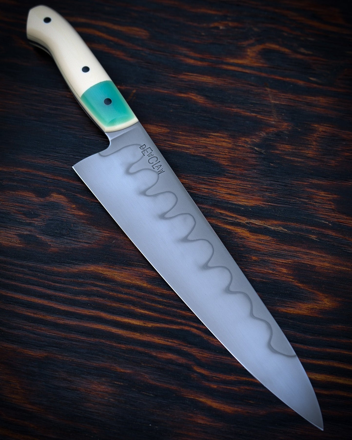 Dewclaw | 8" Gyuto | Ivory & Opal