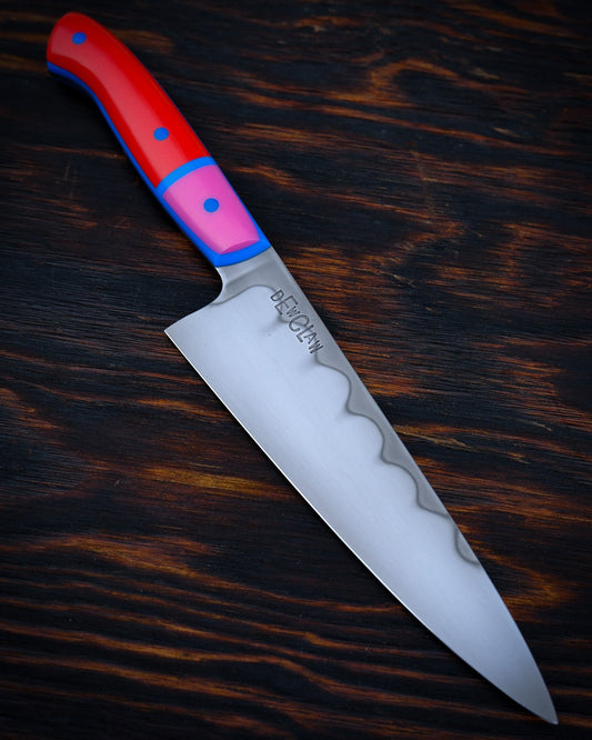 Dewclaw | 6" Petty | Red, Pink & Blue