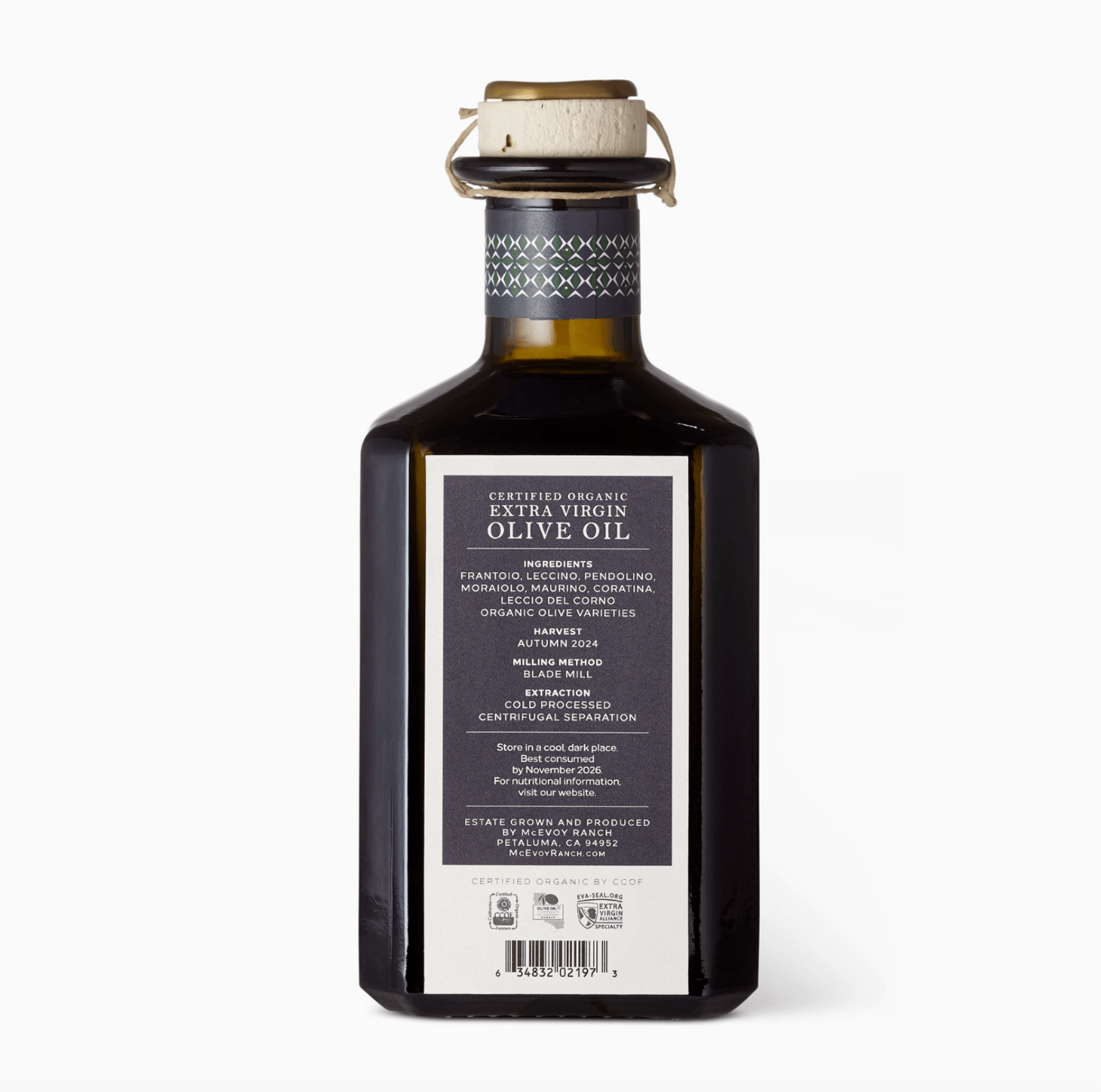 McEvoy Ranch | Organic Extra Virgin Olive Oil 375ml - Coutelier